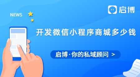 開發(fā)一個微信小程序商城要多少錢?杭州啟博定制開發(fā)小程序商城